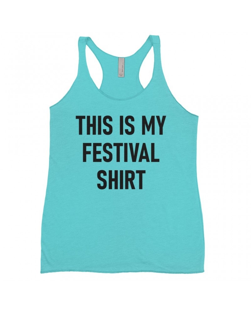 Music Life Colorful Racerback Tank | This Is My Festival Tank Top $14.42 Shirts