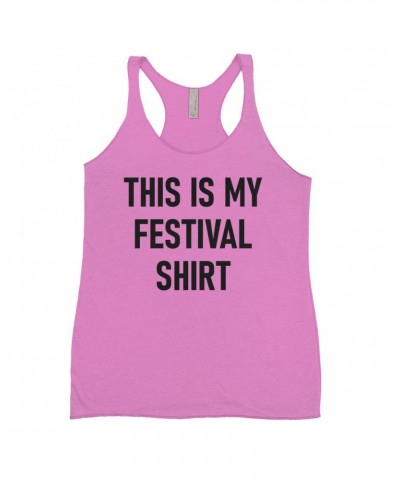 Music Life Colorful Racerback Tank | This Is My Festival Tank Top $14.42 Shirts