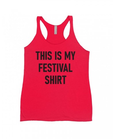 Music Life Colorful Racerback Tank | This Is My Festival Tank Top $14.42 Shirts