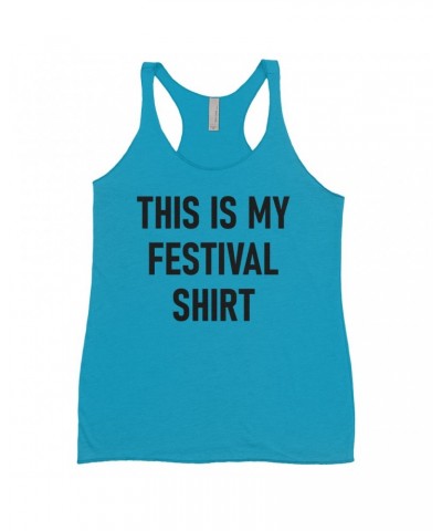 Music Life Colorful Racerback Tank | This Is My Festival Tank Top $14.42 Shirts