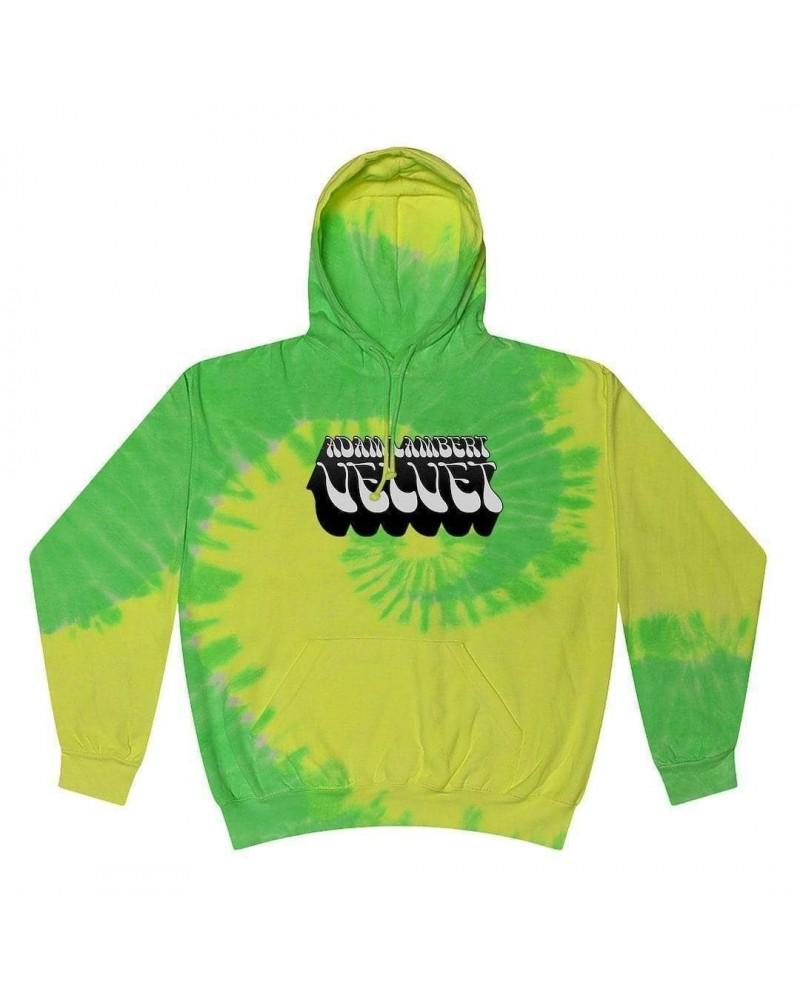 Adam Lambert Lime Green Tie-Dye Hoodie $14.71 Sweatshirts