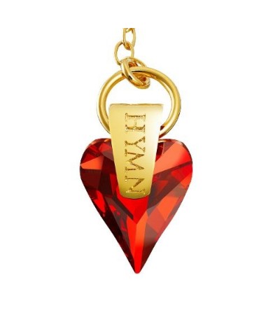 Sarah Brightman Sacred Heart Key Ring - Red Magma $32.58 Accessories