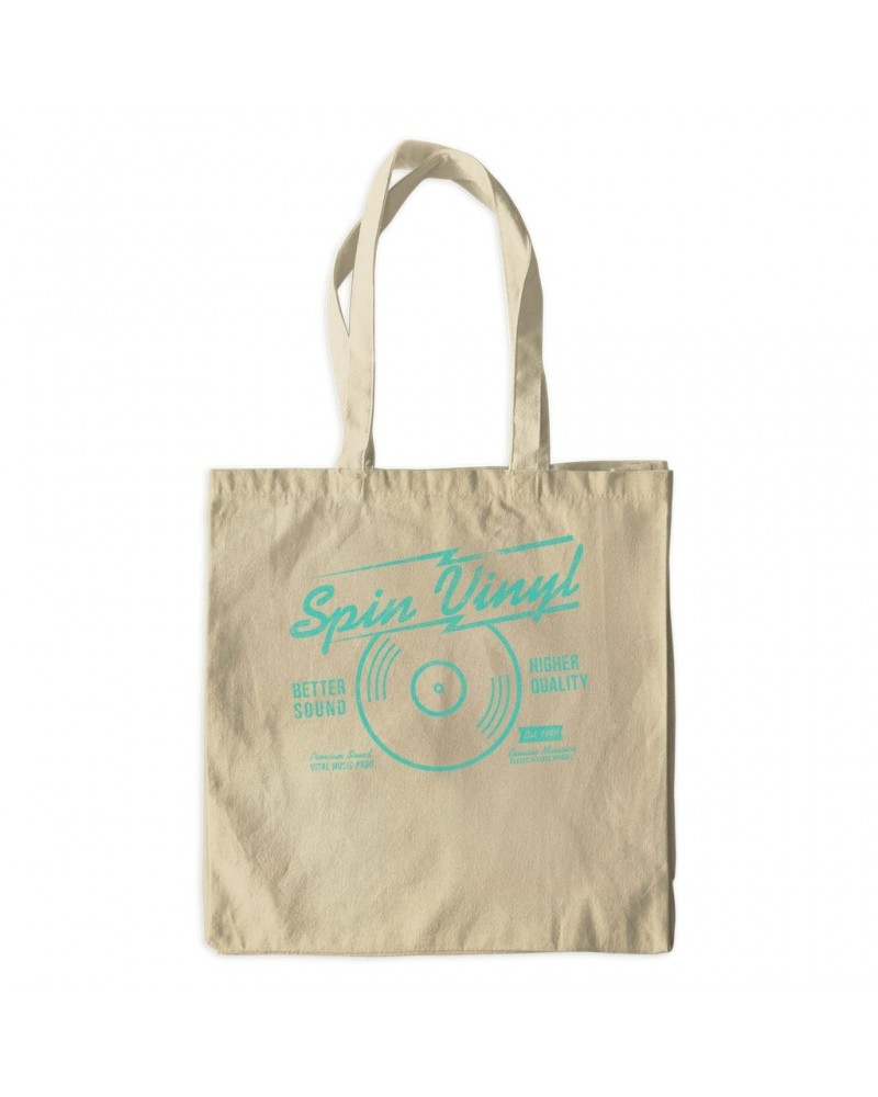 Music Life Canvas Tote Bag | Spin Vinyl Canvas Tote $11.95 Bags