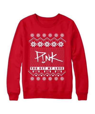 P!nk You Get My Love Crewneck $7.69 Sweatshirts