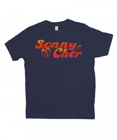 Sonny & Cher Kids T-Shirt | Comedy Hour TV Show Logo Kids Shirt $18.76 Kids