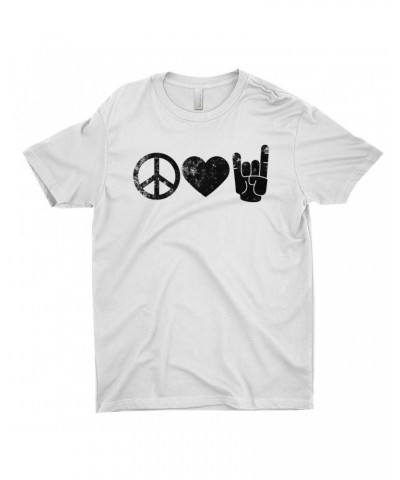 Music Life T-Shirt | Peace Love Rock n' Roll Shirt $11.27 Shirts