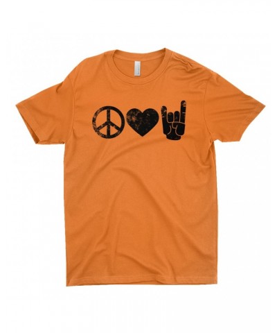 Music Life T-Shirt | Peace Love Rock n' Roll Shirt $11.27 Shirts