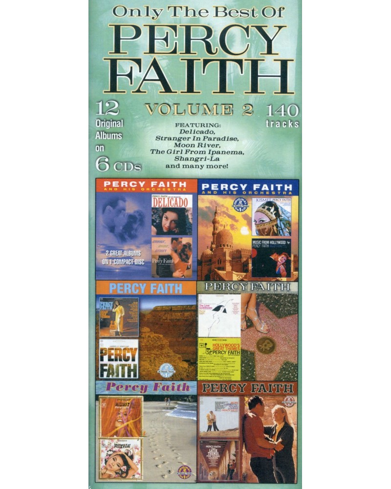 Percy Faith ONLY THE BEST OF PERCY FAITH 2 CD $10.07 CD