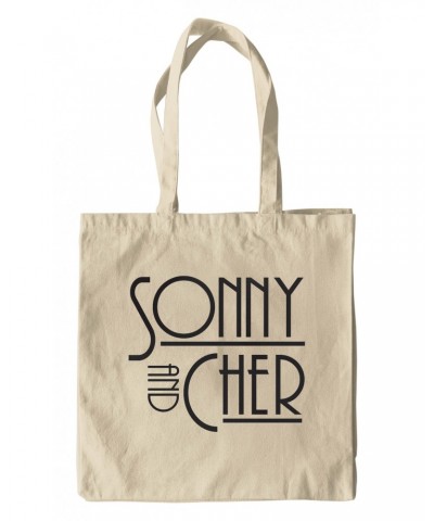 Sonny & Cher Canvas Tote Bag | Mod TV Show Logo Bag $6.82 Bags