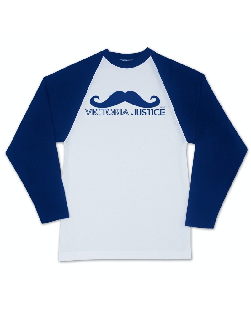 Victoria Justice Mustache Raglan T-Shirt $6.85 Shirts