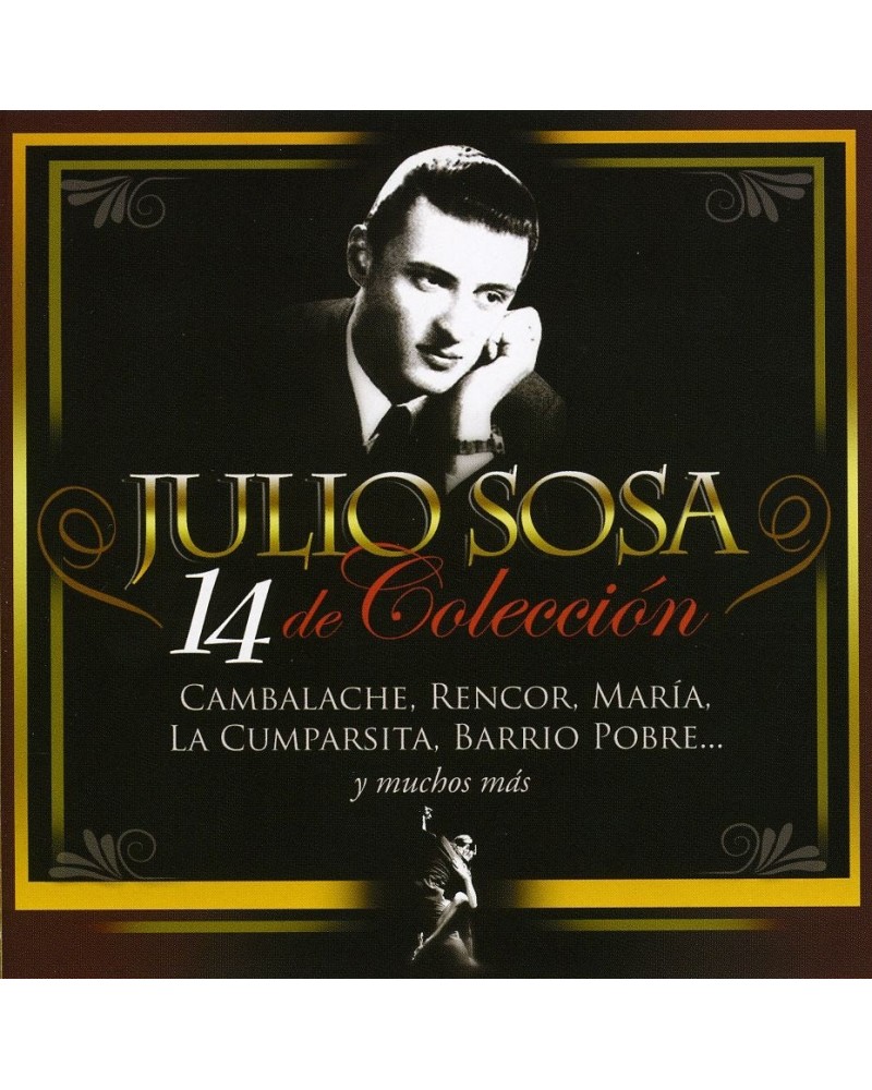 Julio Sosa 14 DE COLECCION CD $11.75 CD