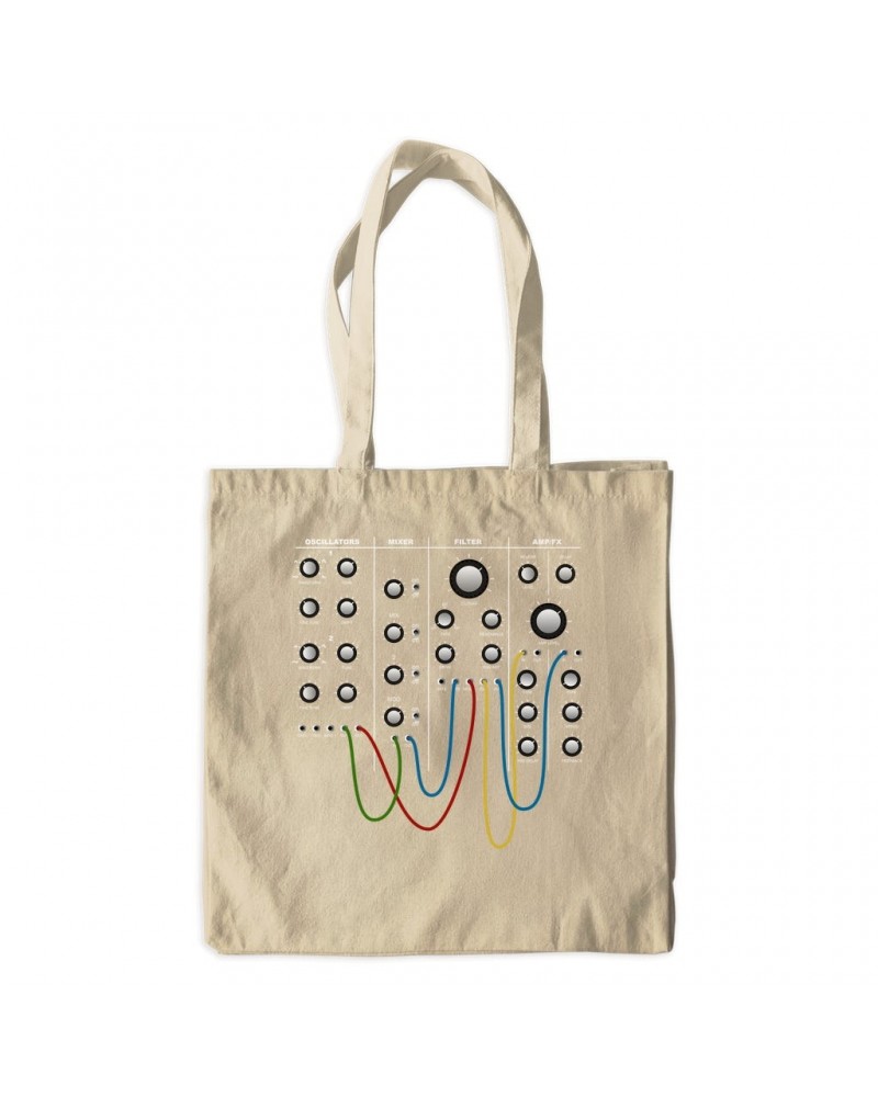 Music Life Canvas Tote Bag | Modular Synth Chest Panel Canvas Tote $9.61 Bags