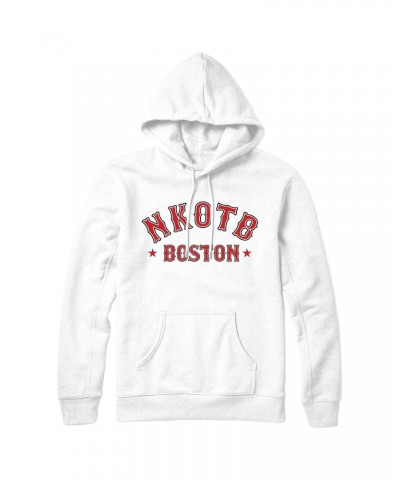 New Kids On The Block NKOTB Boston White Hoodie $14.58 Sweatshirts