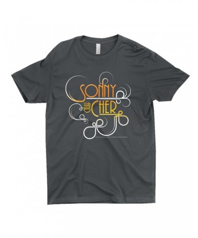 Sonny & Cher T-Shirt | Mod TV Retro Logo Shirt $8.05 Shirts