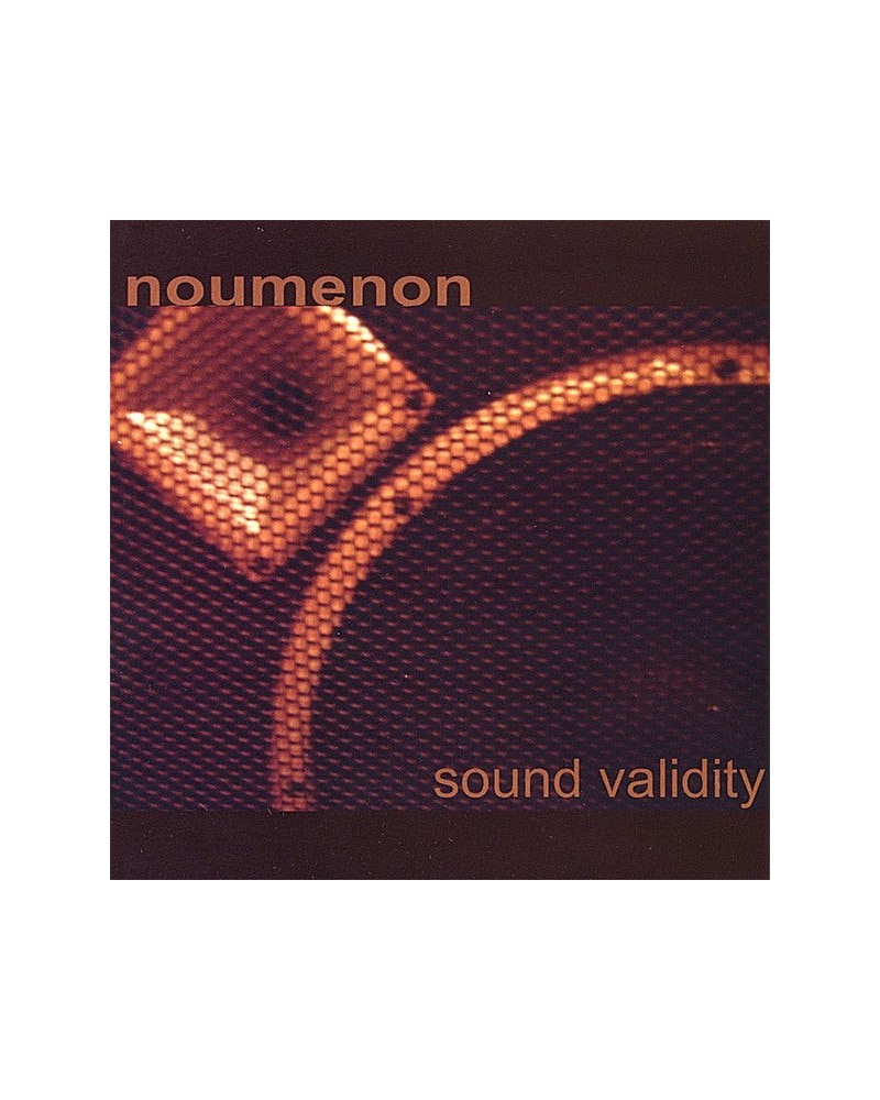 Noumenon SOUND VALIDITY CD $11.89 CD