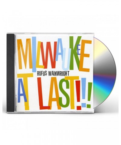 Rufus Wainwright MILWAUKEE AT LAST!!! CD $10.54 CD