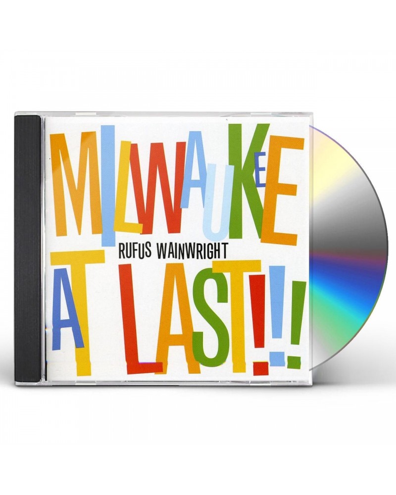 Rufus Wainwright MILWAUKEE AT LAST!!! CD $10.54 CD