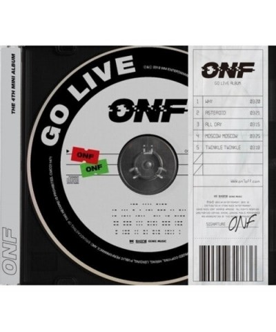 ONF GO LIVE CD $2.75 CD