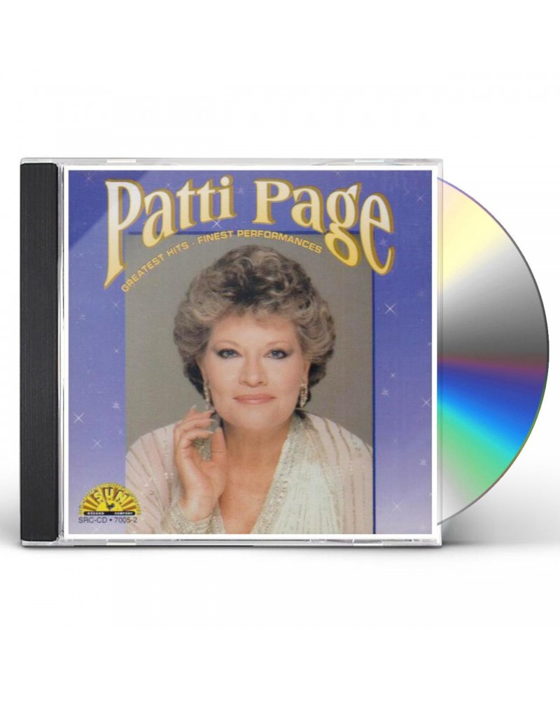 Patti Page GREATEST HITS: FINEST PERFORMANCES CD $20.31 CD