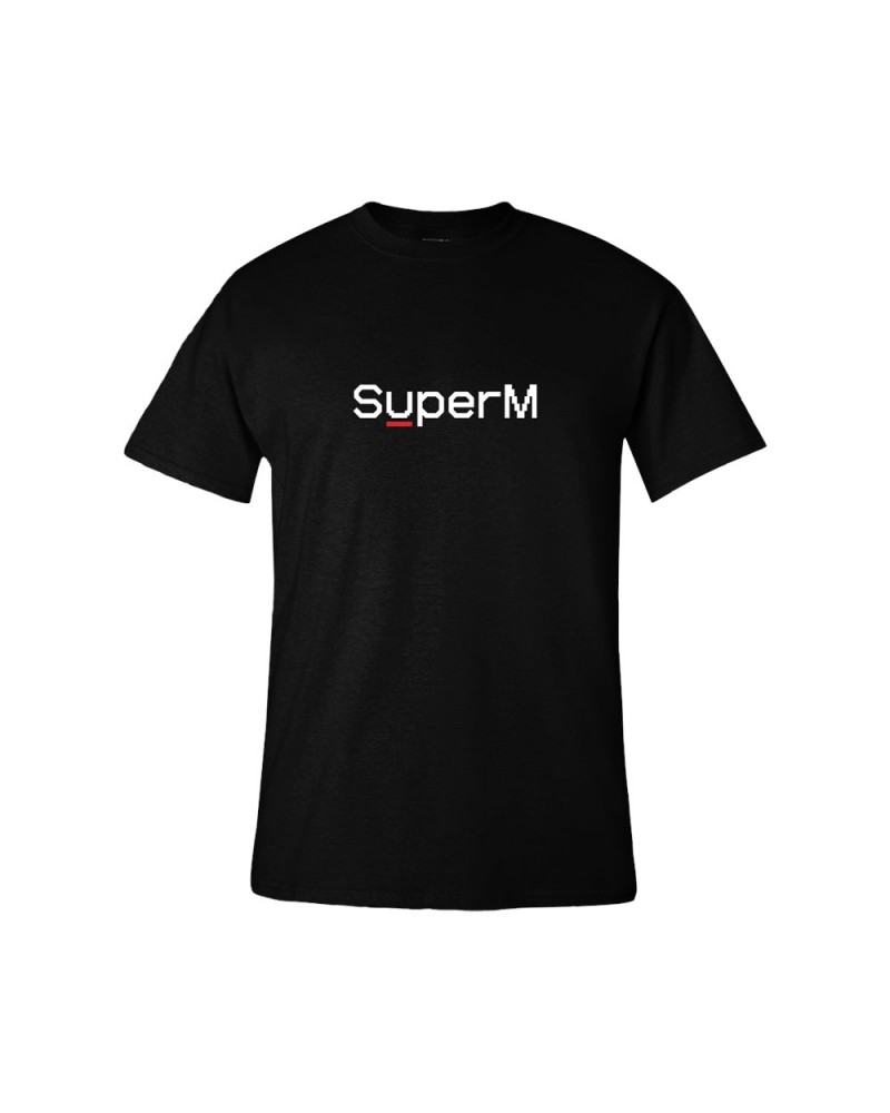 SuperM 'Super One' Logo Printed Short Sleeve T-shirt $3.52 Shirts