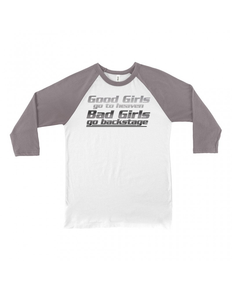 Music Life 3/4 Sleeve Baseball Tee | Good Girl vs. Bad Girl Shirt $8.50 Shirts