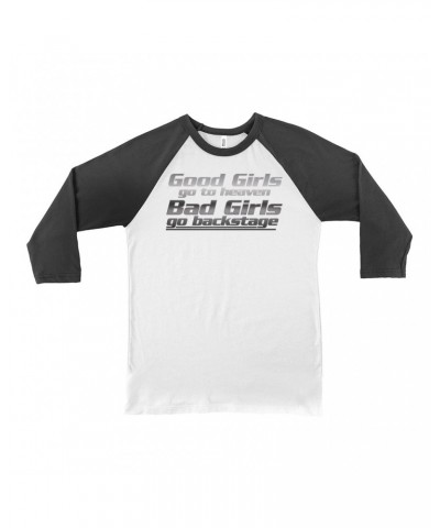 Music Life 3/4 Sleeve Baseball Tee | Good Girl vs. Bad Girl Shirt $8.50 Shirts