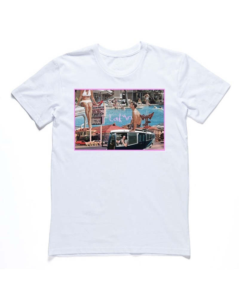 Lakyn Mad Bus Tee with Pink Boarder $7.21 Shirts