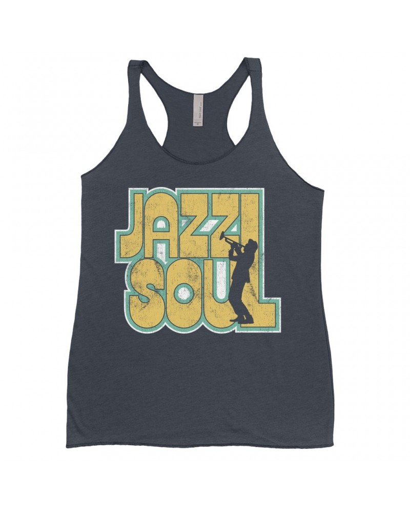 Music Life Ladies' Tank Top | Jazz Soul Shirt $10.25 Shirts