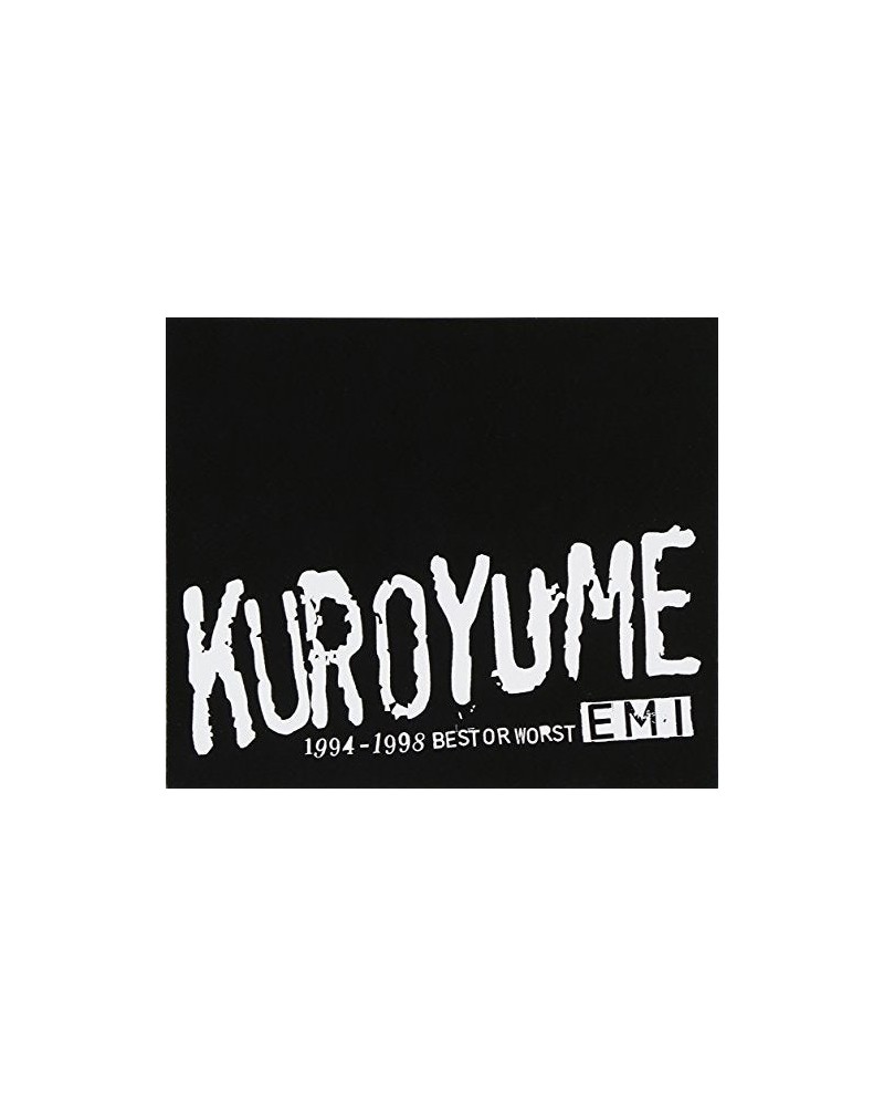 Kuroyume EMI 1994-1998 BEST OR WORST + 2 CD $7.73 CD