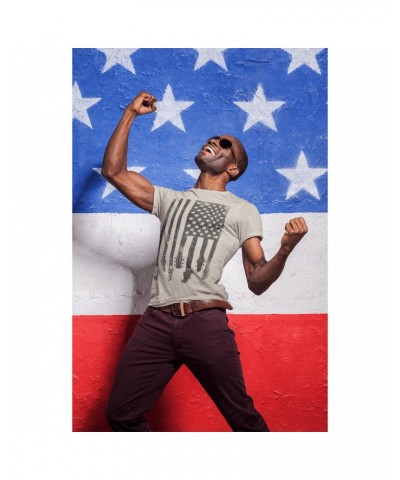 Music Life T-Shirt | Flag Guitar Shirt $10.22 Shirts