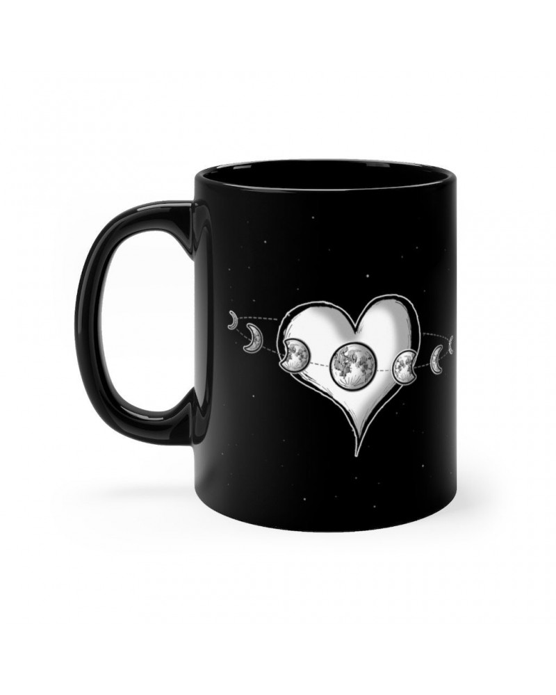 Joy Frost Orbiting Your Heart Black Mug $11.39 Drinkware