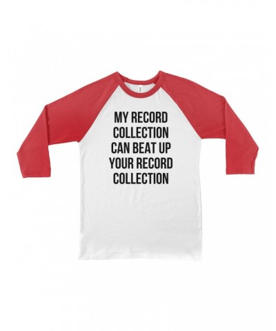 Music Life 3/4 Sleeve Baseball Tee | Record Collection Bully Shirt $9.55 Shirts