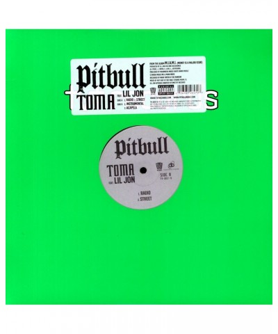 Pitbull Toma Vinyl Record $7.60 Vinyl