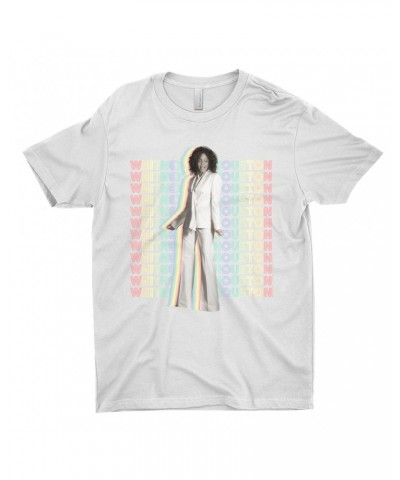 Whitney Houston T-Shirt | Nothing But Love Pastel Rainbow Album Photo Image Shirt $5.25 Shirts